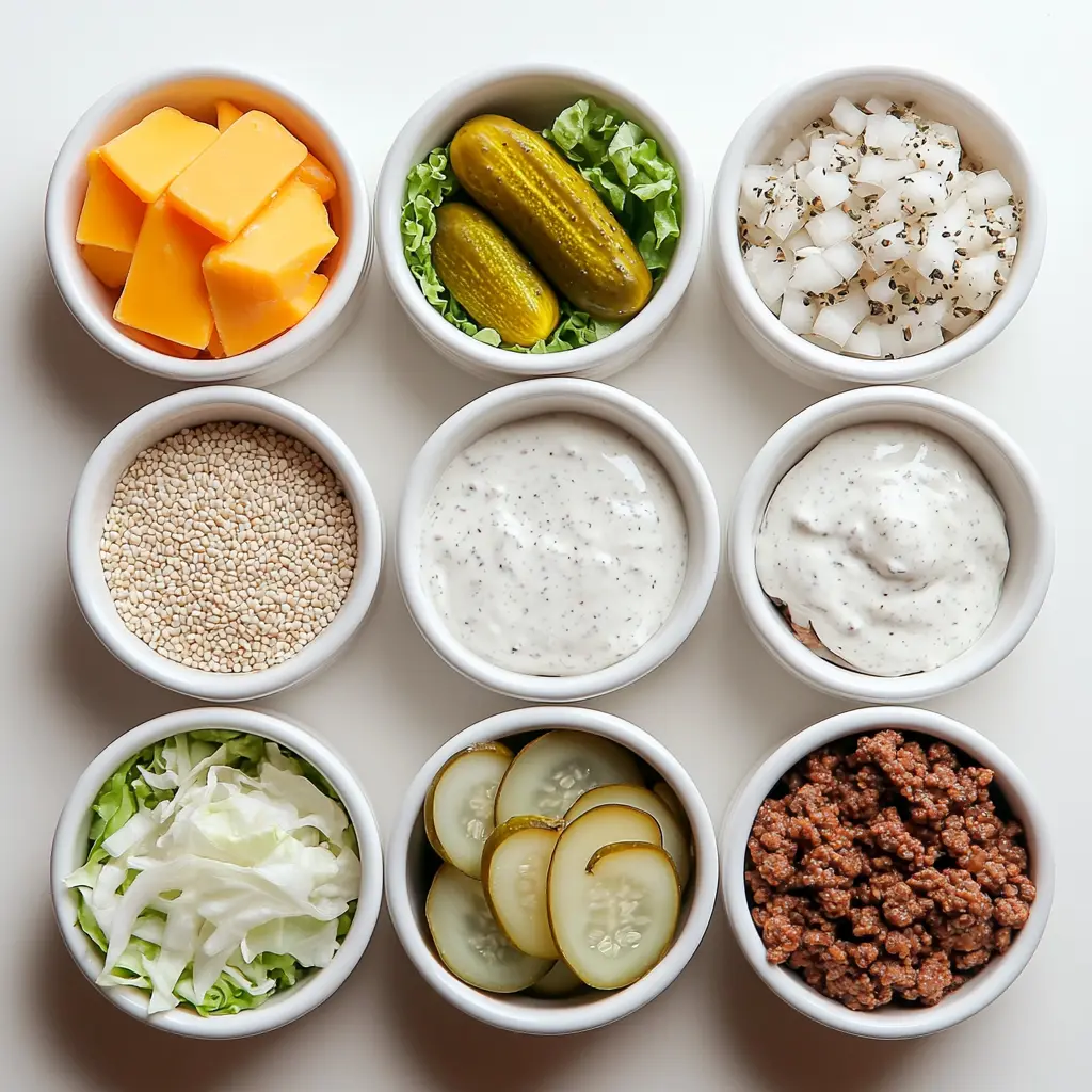 Big Mac Sliders That Are Irresistibly Easy and Fun 6 BIG MAC SLIDERS centered hero view, clean and uncluttered