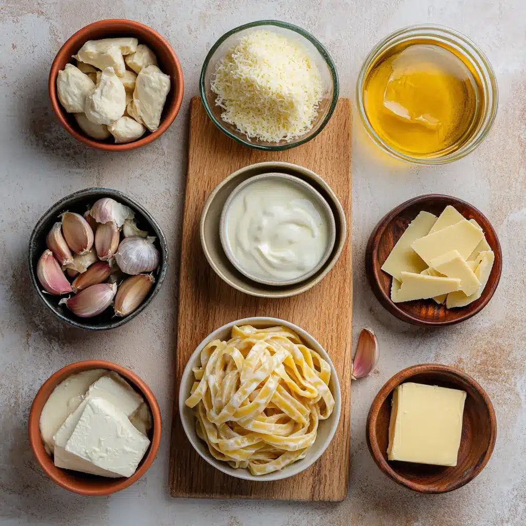 Chicken Fettuccine Alfredo Delicious and Quick Recipe 6 CHICKEN FETTUCCINE ALFREDO centered hero view, clean and uncluttered