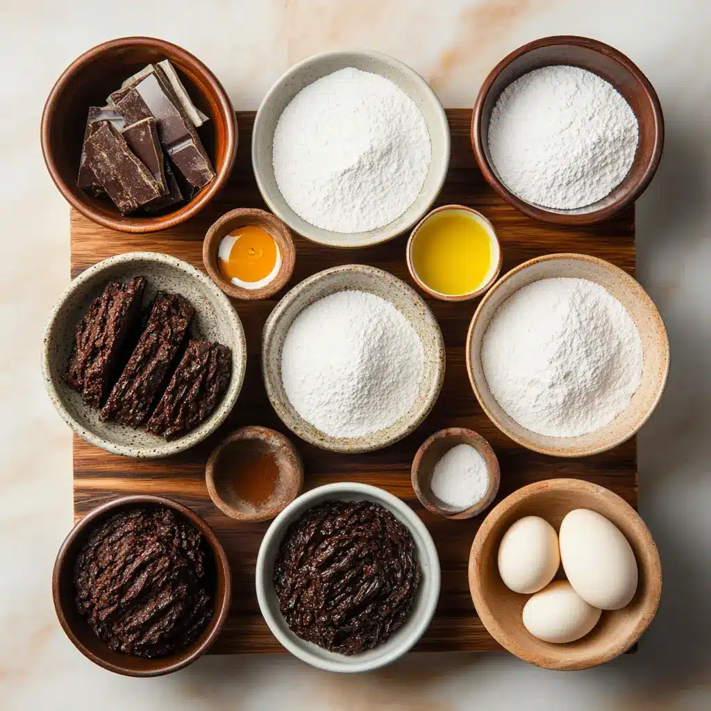 CHOCOLATE CRINKLE COOKIES DESSERT centered hero view, clean and uncluttered