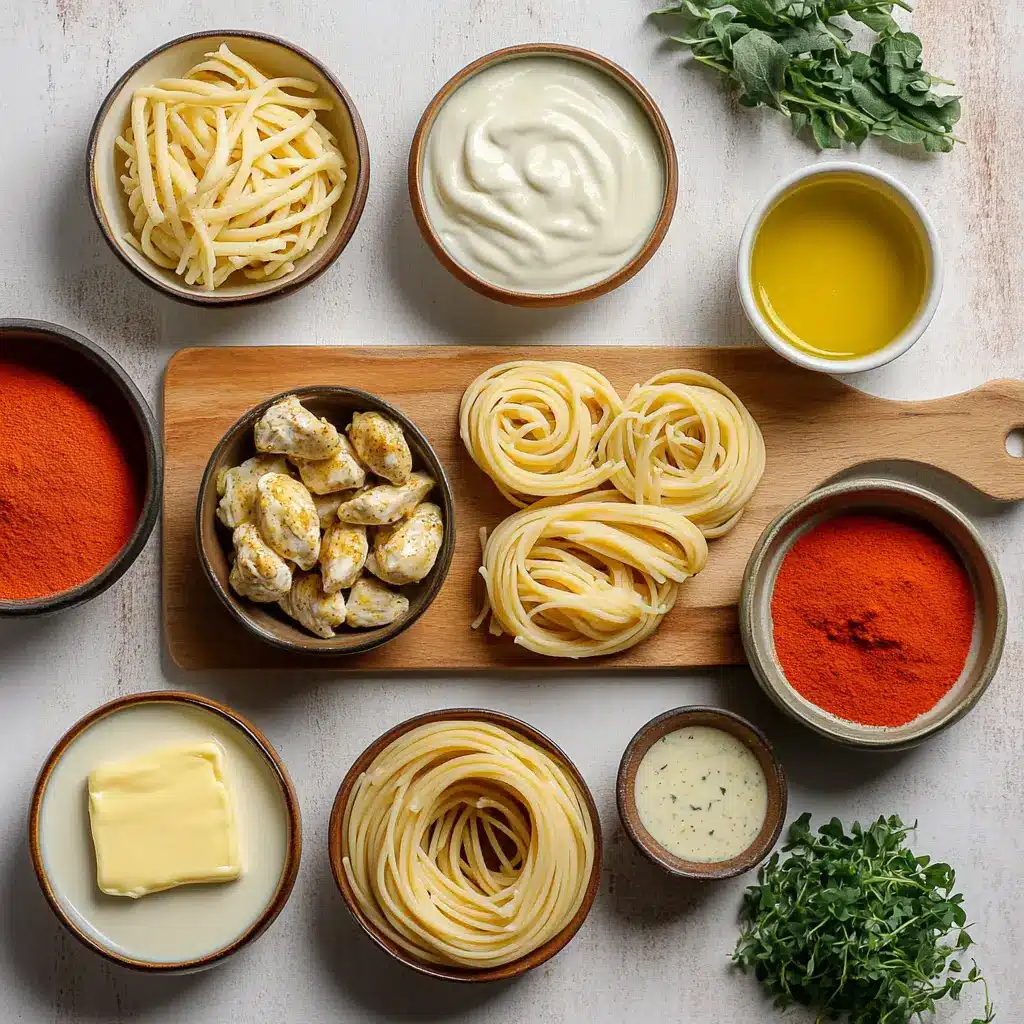 Cowboy Butter Chicken Linguine Recipe: Quick Delicious Pasta 6 Cowboy Butter Chicken Linguine Recipe centered hero view, clean and uncluttered