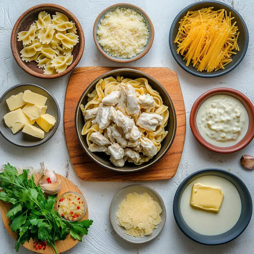 Cowboy Butter Chicken Pasta: Quick and Irresistible 6 Ingredients for Cowboy Butter Chicken Pasta displayed neatly and clearly