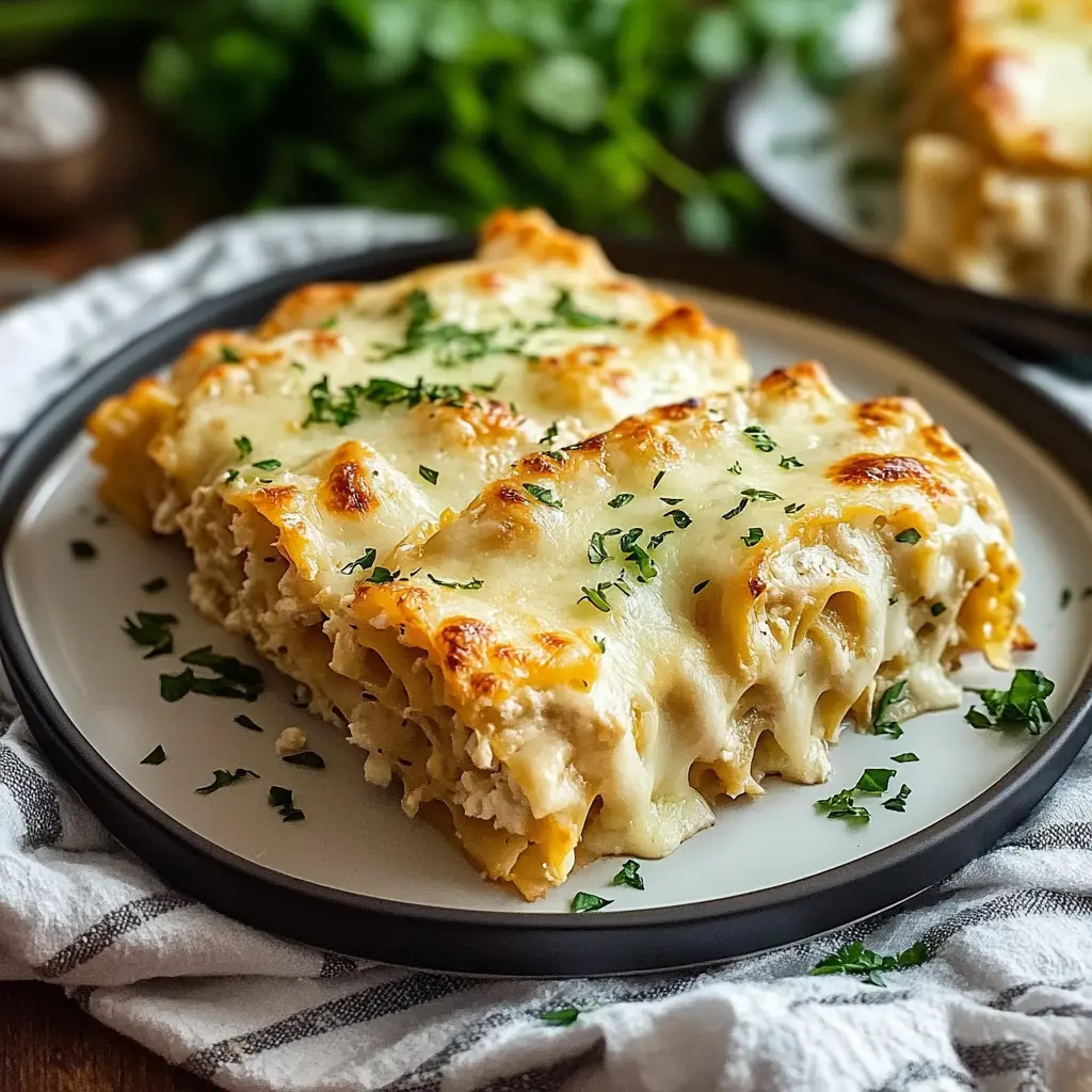 Garlic Parmesan Chicken Lasagna Roll Ups - ingredients laid out neatly