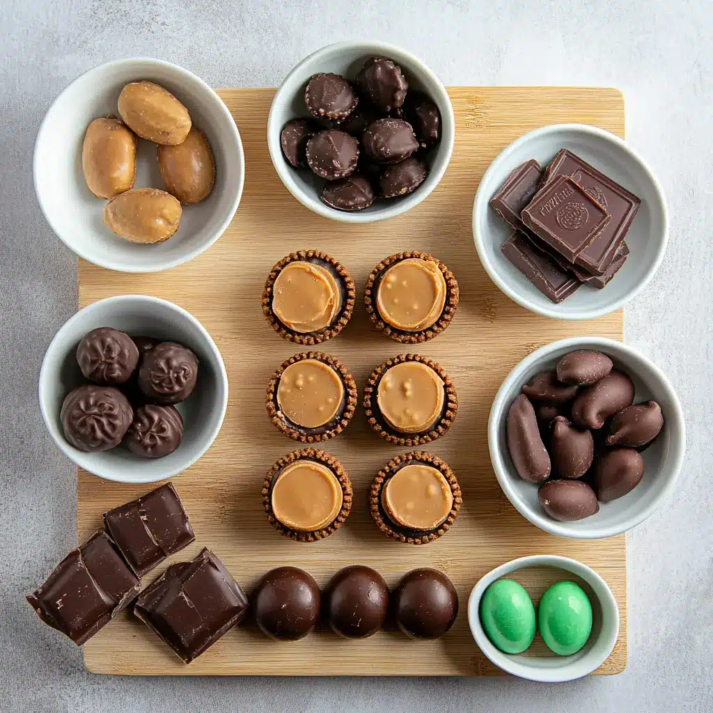 Ingredient Cookie Cups Quick Delicious Treats 6 Ingredient cookie cups ingredients arranged neatly