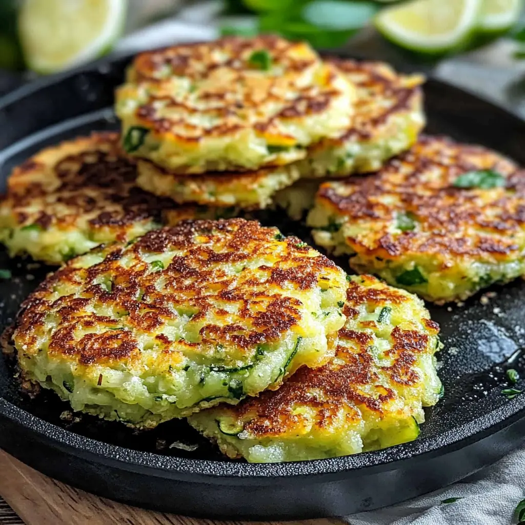 Zucchini Fritters Recipe That Are Irresistibly Delicious 6 Ingredients for zucchini fritters recipe, neatly arranged and ready to cook
