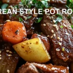 KOREAN STYLE POT ROAST centered hero view, clean and uncluttered