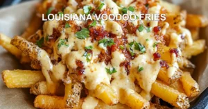 LOUISIANA VOODOO FRIES centered hero view, clean and uncluttered