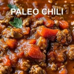 PALEO CHILI centered hero view, clean and uncluttered