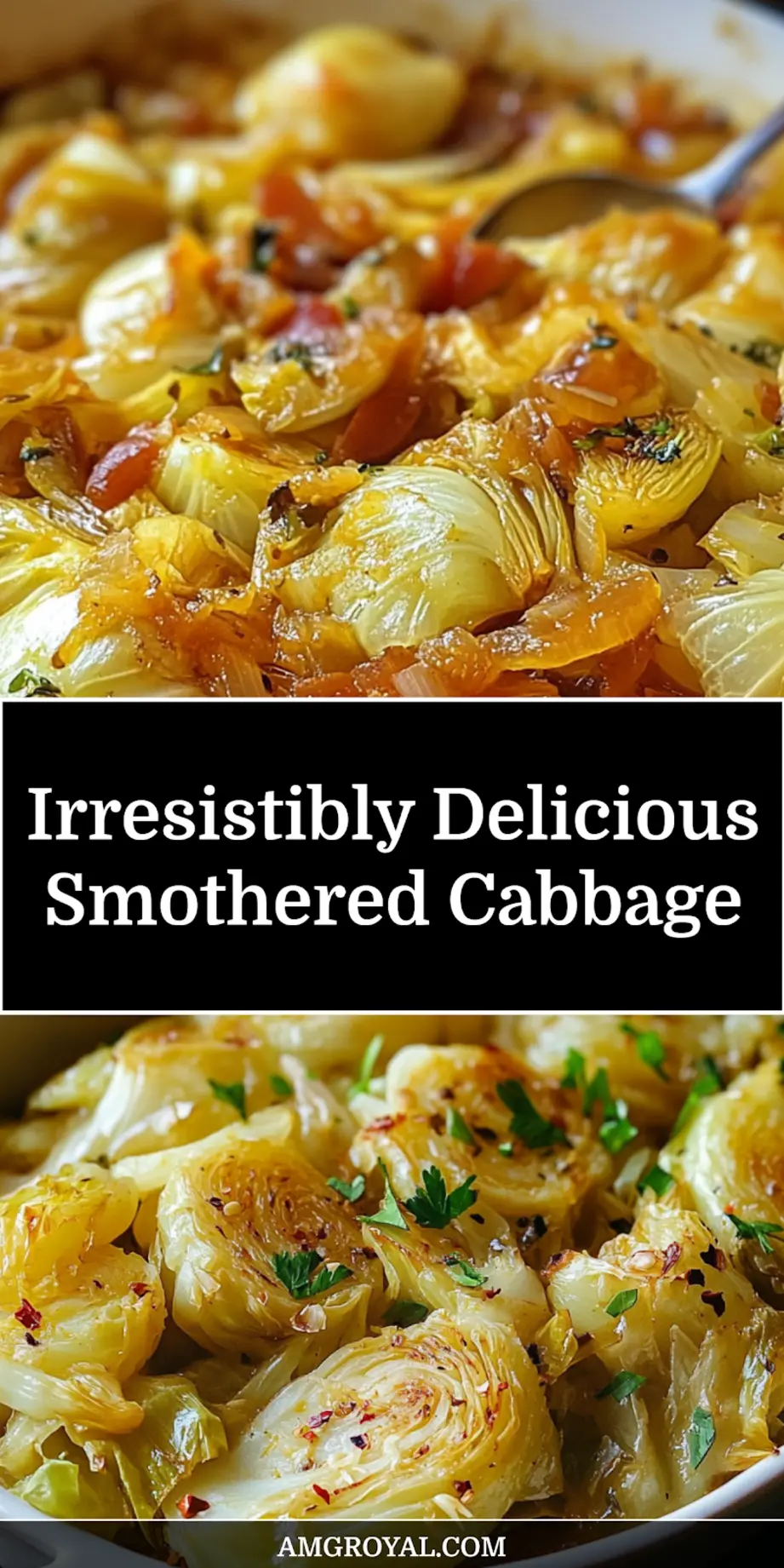 Smothered Cabbage: Irresistibly Easy Comfort Food Recipe 7 Close-up of smothered cabbage showcasing tender, seasoned cabbage with onions