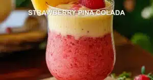 STRAWBERRY PINA COLADA centered hero view, clean and uncluttered