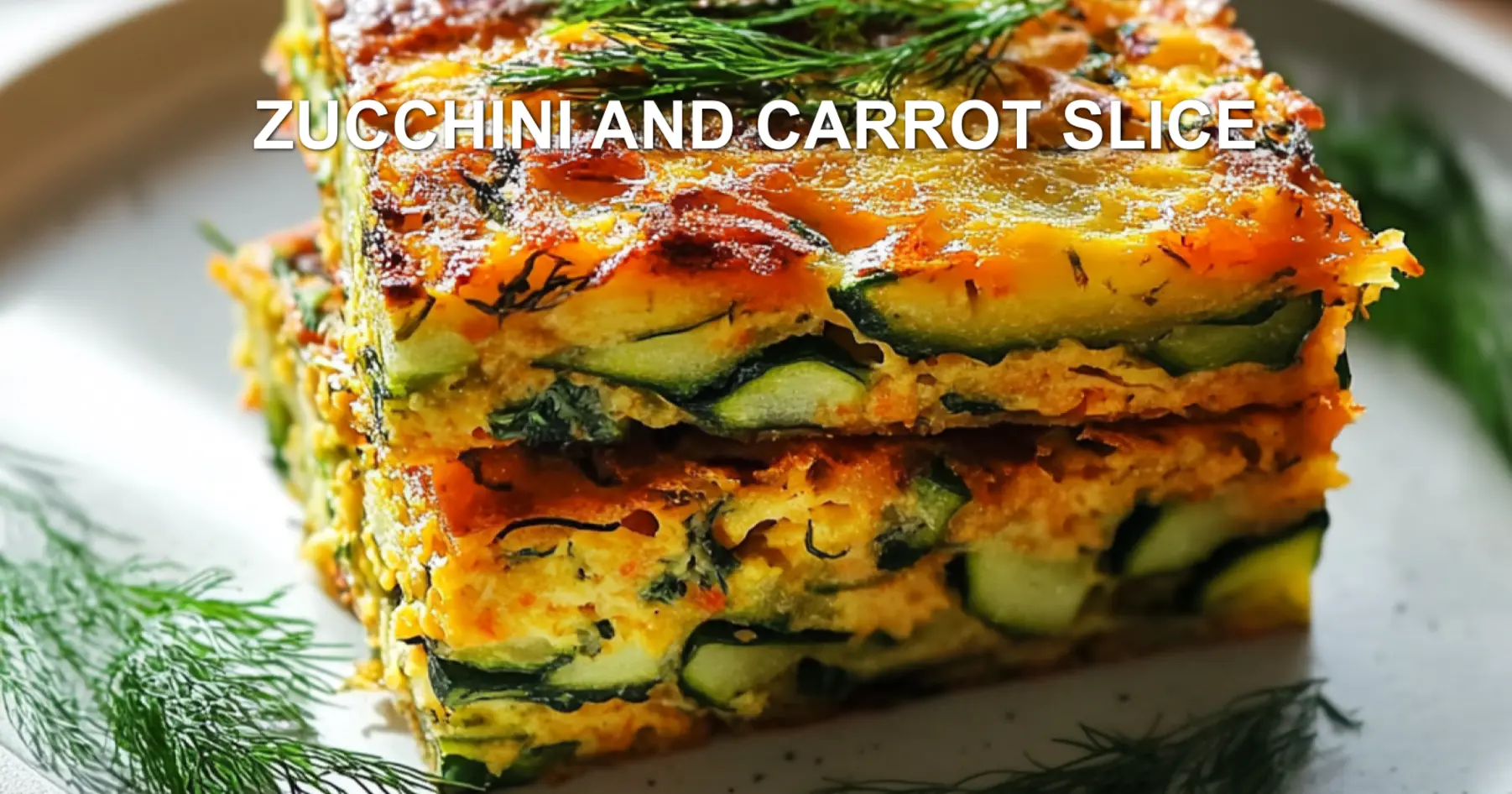 ZUCCHINI AND CARROT SLICE centered hero view, clean and uncluttered