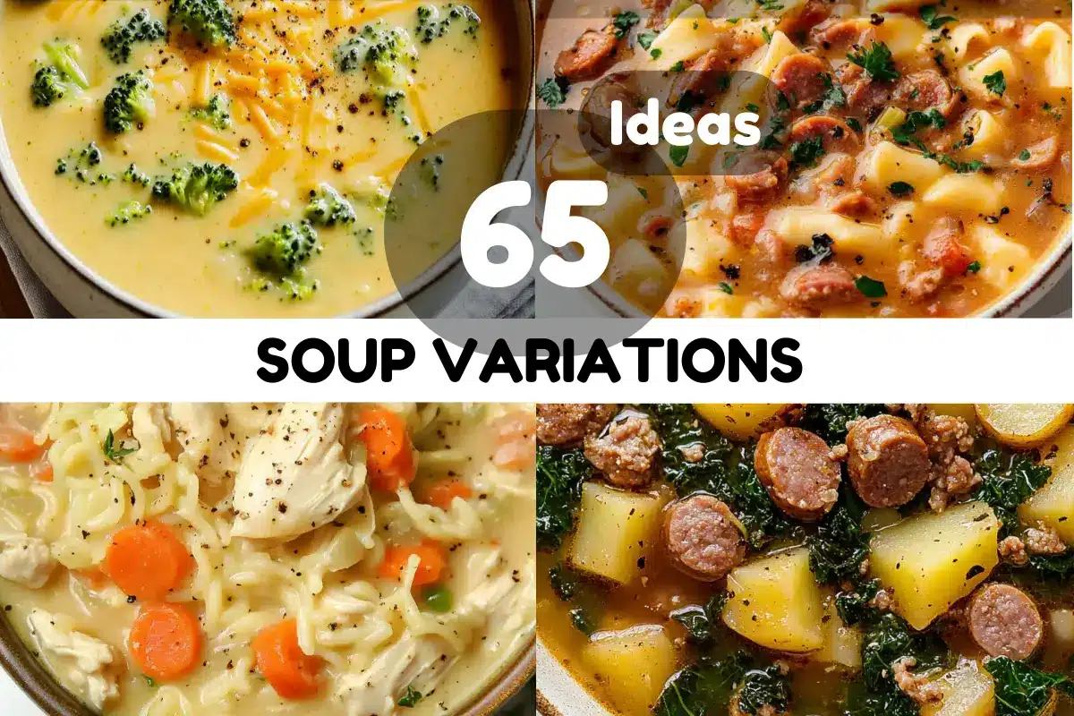 65 SOUP VARIATIONS : Comforting Meals to Warm Your Heart