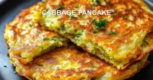 Cabbage Pancake Recipe: Easy, Crispy, and Irresistible CABBAGE PANCAKE centered hero view, clean and uncluttered