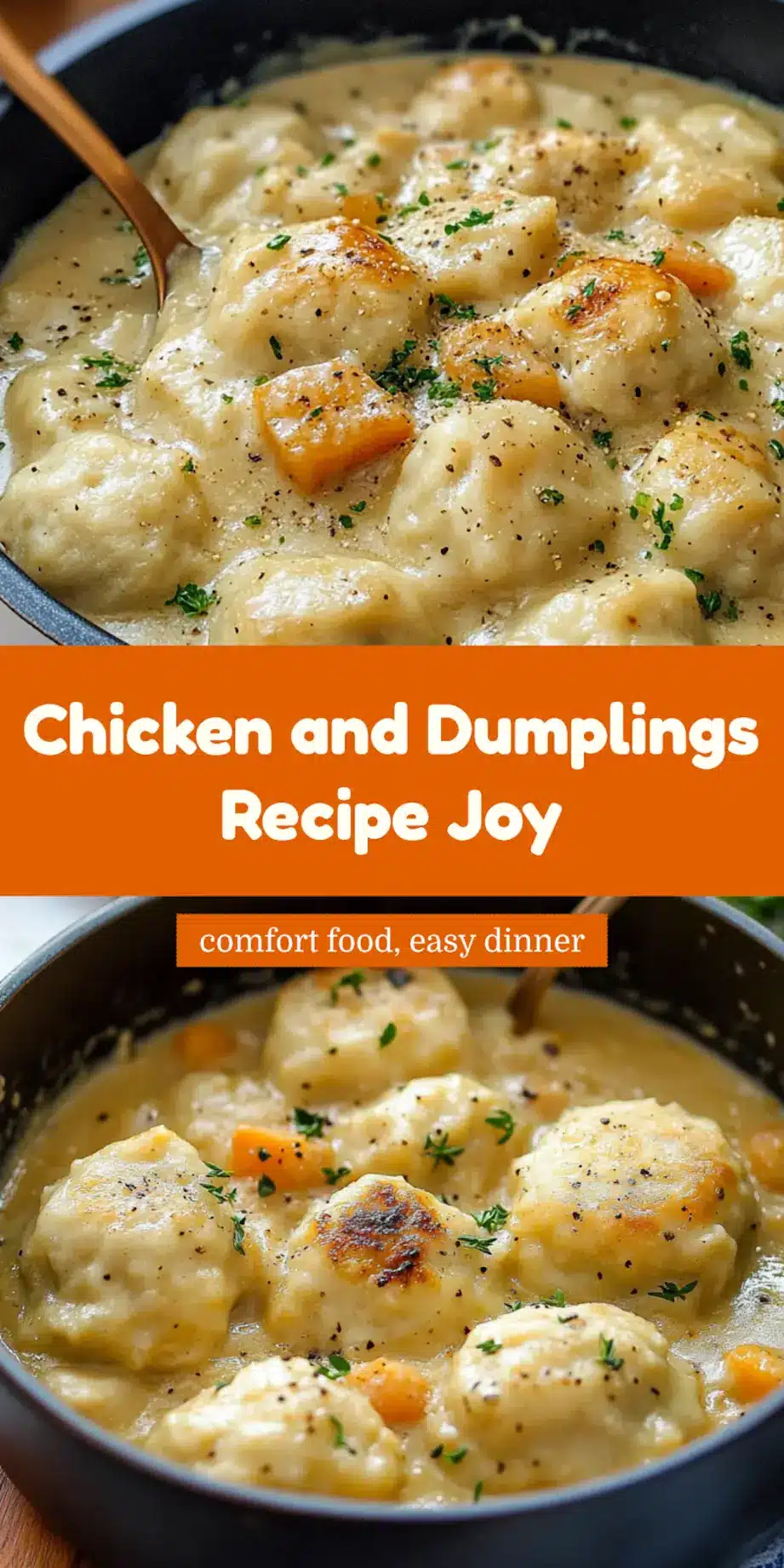 Chicken and Dumplings: Easy Delicious Recipe Guide 7 Finished Chicken and Dumplings served in a rustic bowl, ready to eat