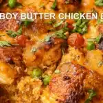 COWBOY BUTTER CHICKEN BAKE centered hero view, clean and uncluttered