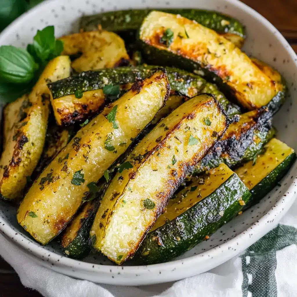 Ingredients for 20 minute roasted zucchini laid out neatly