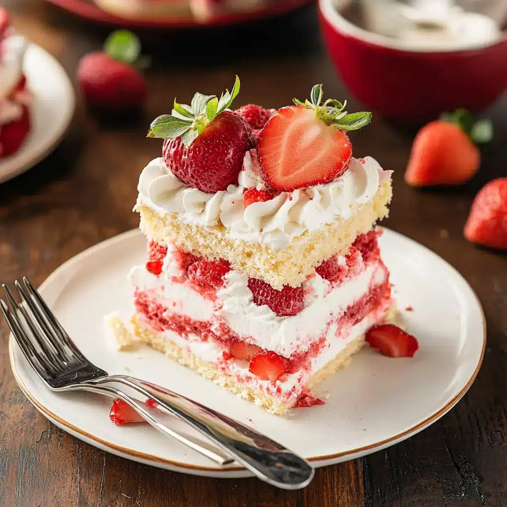 Strawberry Rose Tiramisu Easy and Delicious Dessert 6 Strawberry Rose Tiramisu ingredients neatly arranged