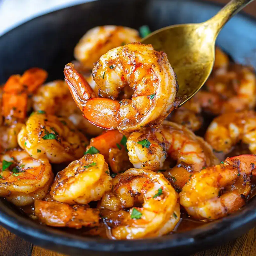 Close-up of ingredients needed for The Best Cajun Shrimp recipe, arranged neatly