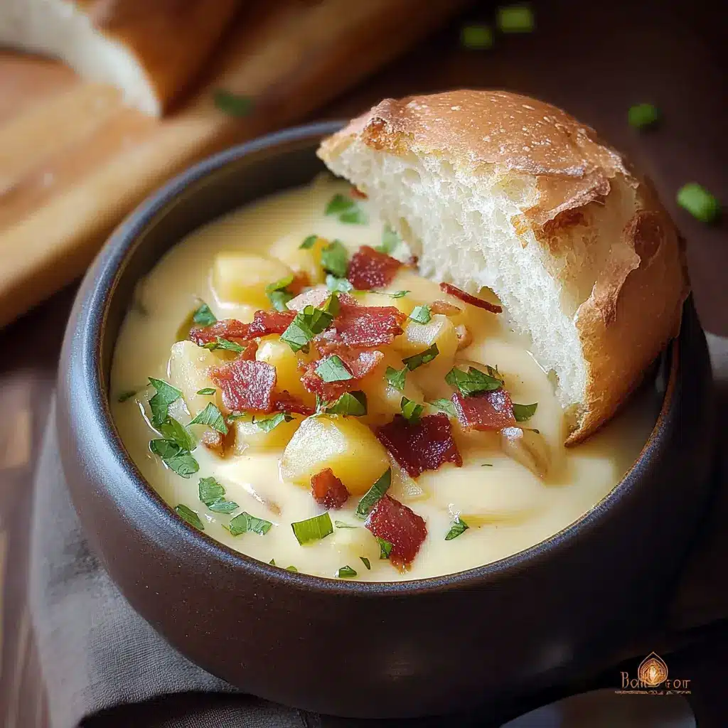Panera Baked Potato Soup centered hero view, clean and uncluttered
