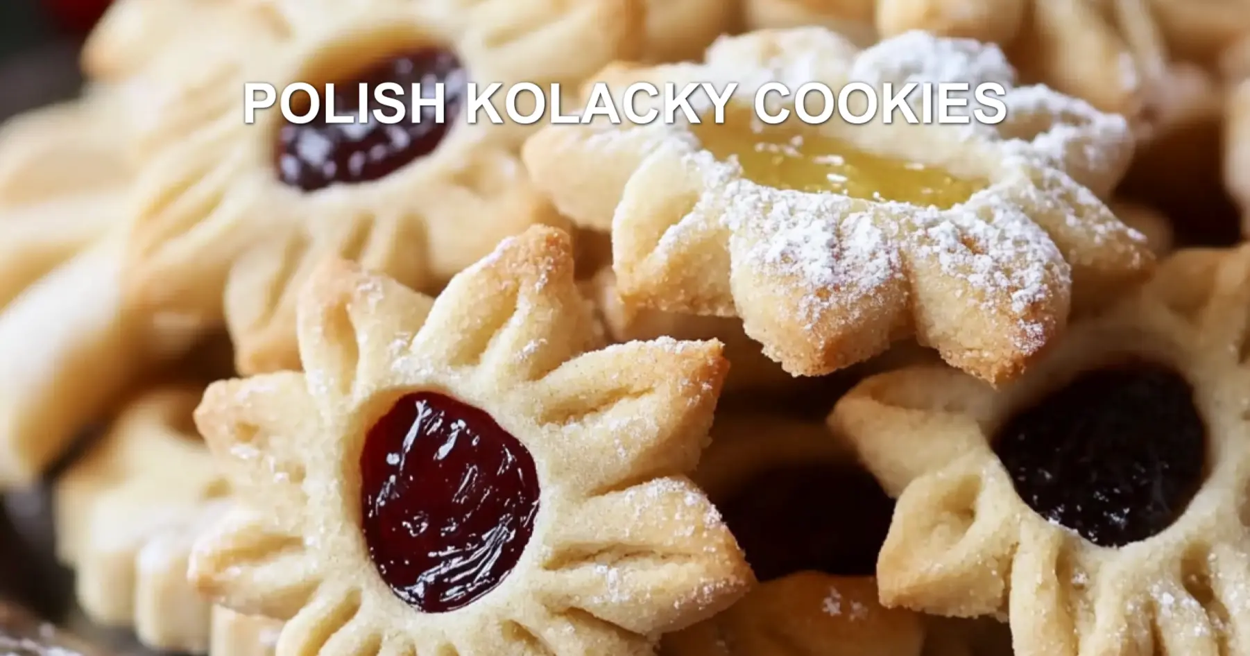 Polish Kolacky Cookies Recipe Easy Homemade Delicious