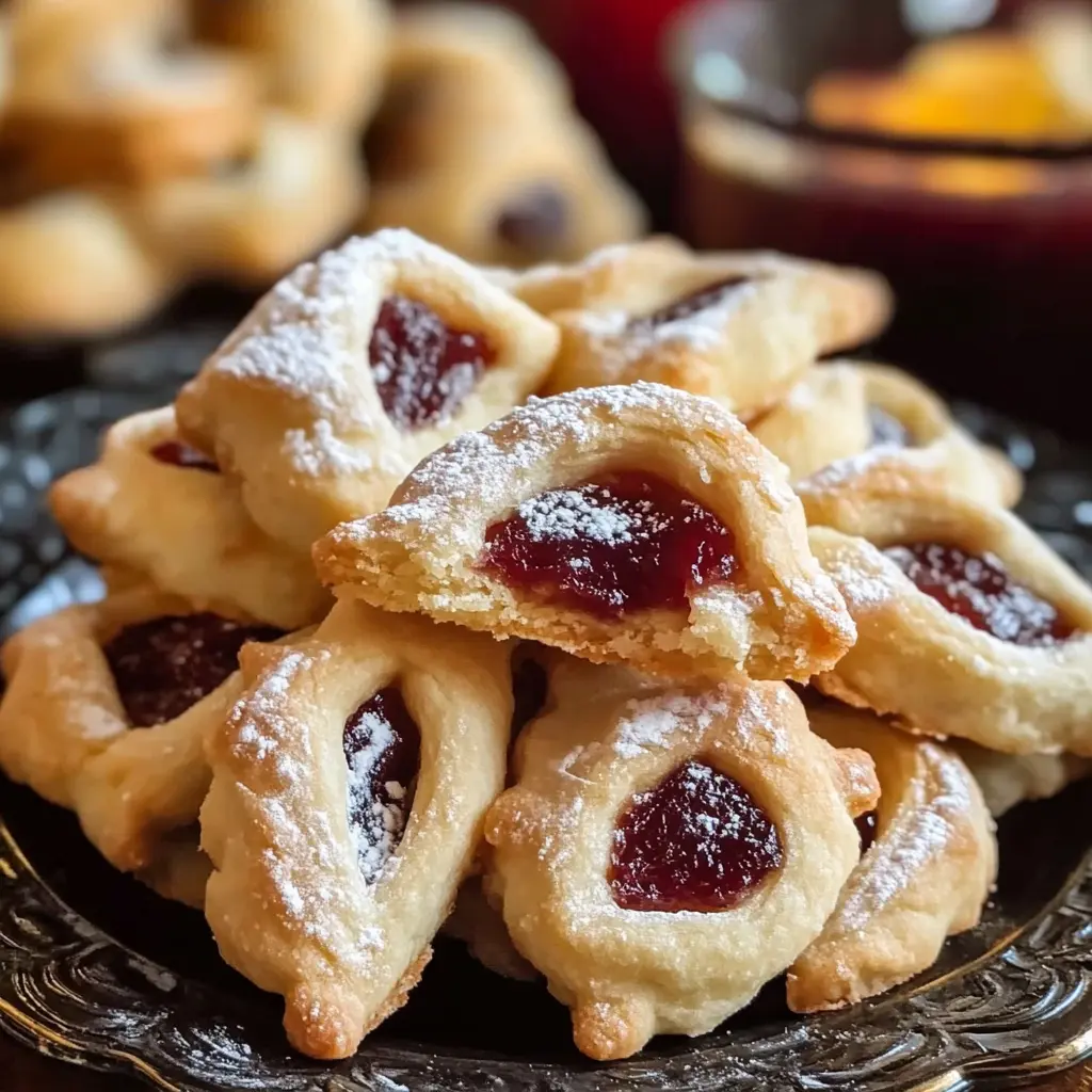 POLISH KOLACKY COOKIES centered hero view, clean and uncluttered