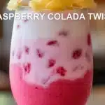 RASPBERRY COLADA TWIST centered hero view, clean and uncluttered