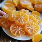 CLASSIC HOMEMADE ORANGE CANDY RECIPE centered hero view, clean and uncluttered