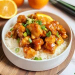 ORANGE CHICKEN centered hero view, clean and uncluttered
