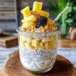 PINA COLADA CHIA PARFAIT centered hero view, clean and uncluttered