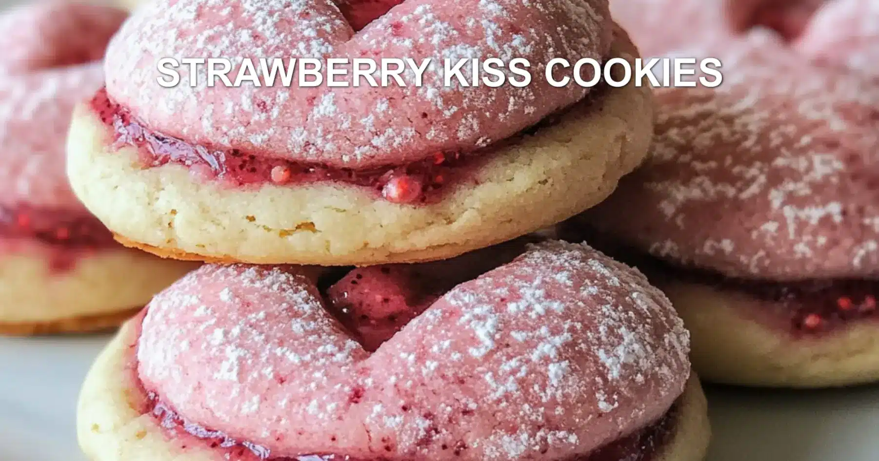 Strawberry Kiss Cookies Recipe Easy and Irresistible