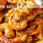 THE BEST CAJUN SHRIMP centered hero view, clean and uncluttered