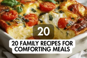 20 Family Recipes for Comforting Meals