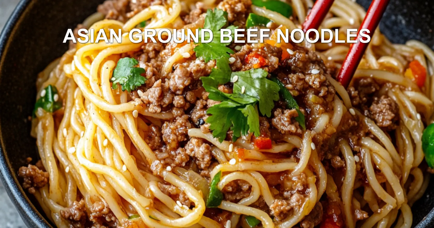 Asian Ground Beef Noodles Recipe Quick Easy and Delicious