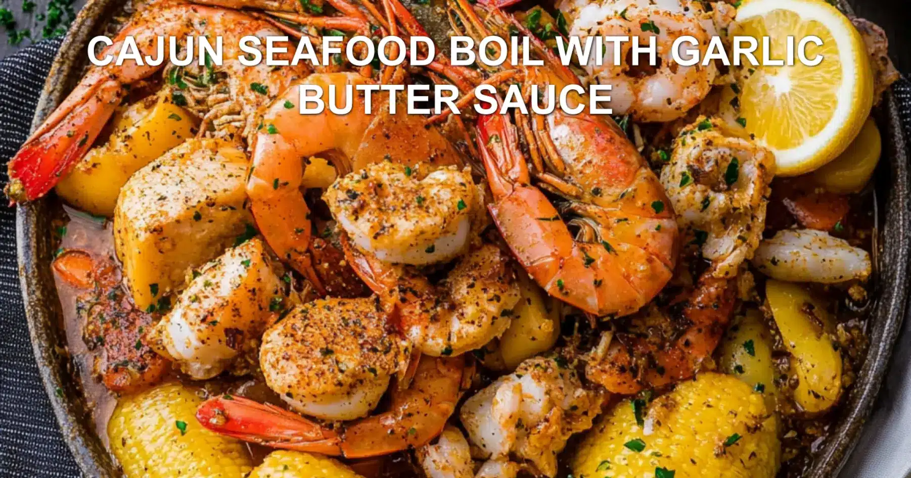 Easy Cajun Seafood Boil with Garlic Butter Sauce Recipe