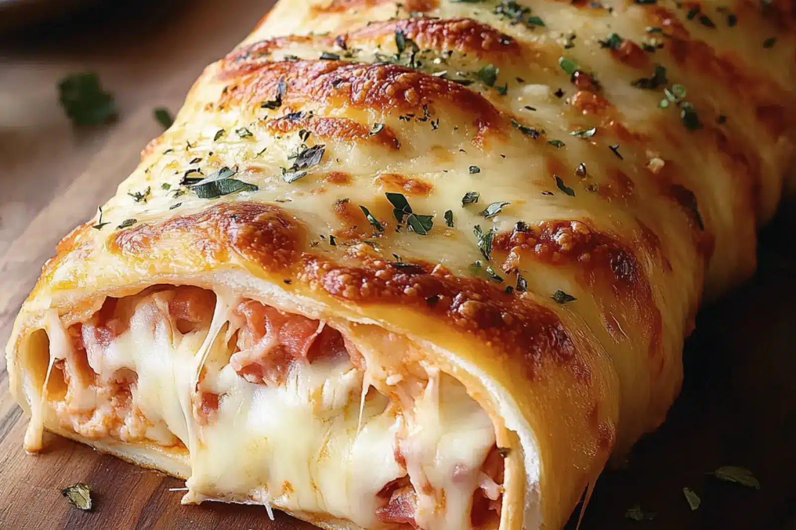 Cheesy Italian Stromboli Recipe Easy Homemade and Delicious
