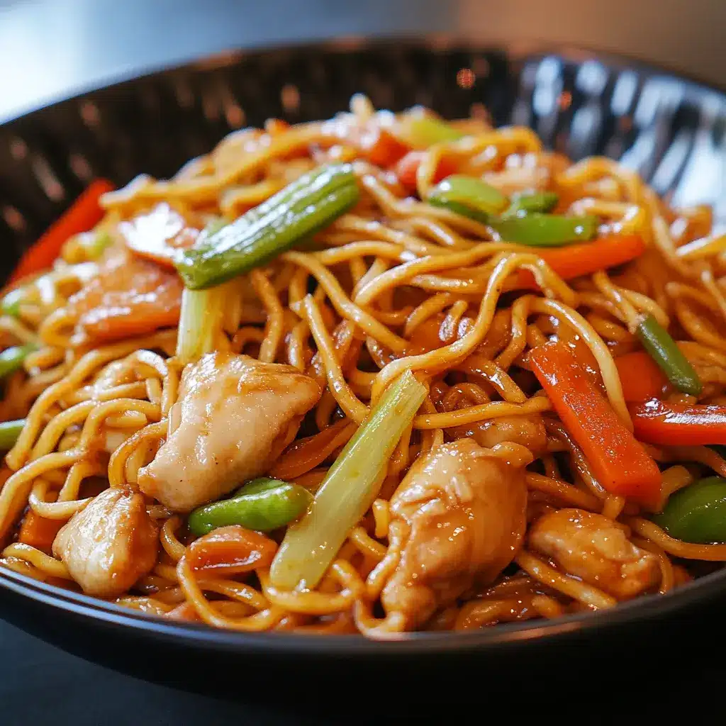 CHICKEN CHOW MEIN centered hero view, clean and uncluttered