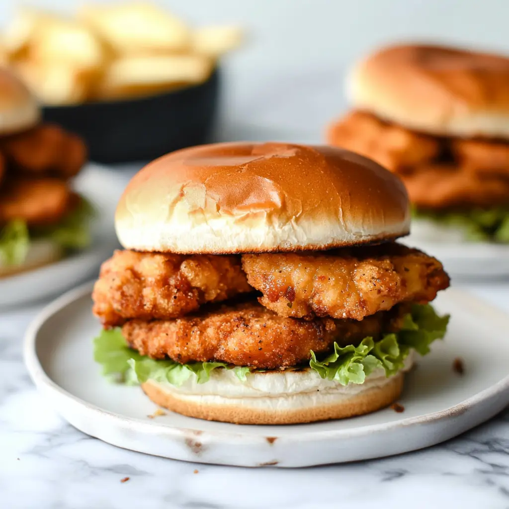 Copy Cat Chick Fil A Sandwiches Recipe Easy Homemade 6 Copy Cat Chick Fil A Sandwiches centered hero view, clean and uncluttered