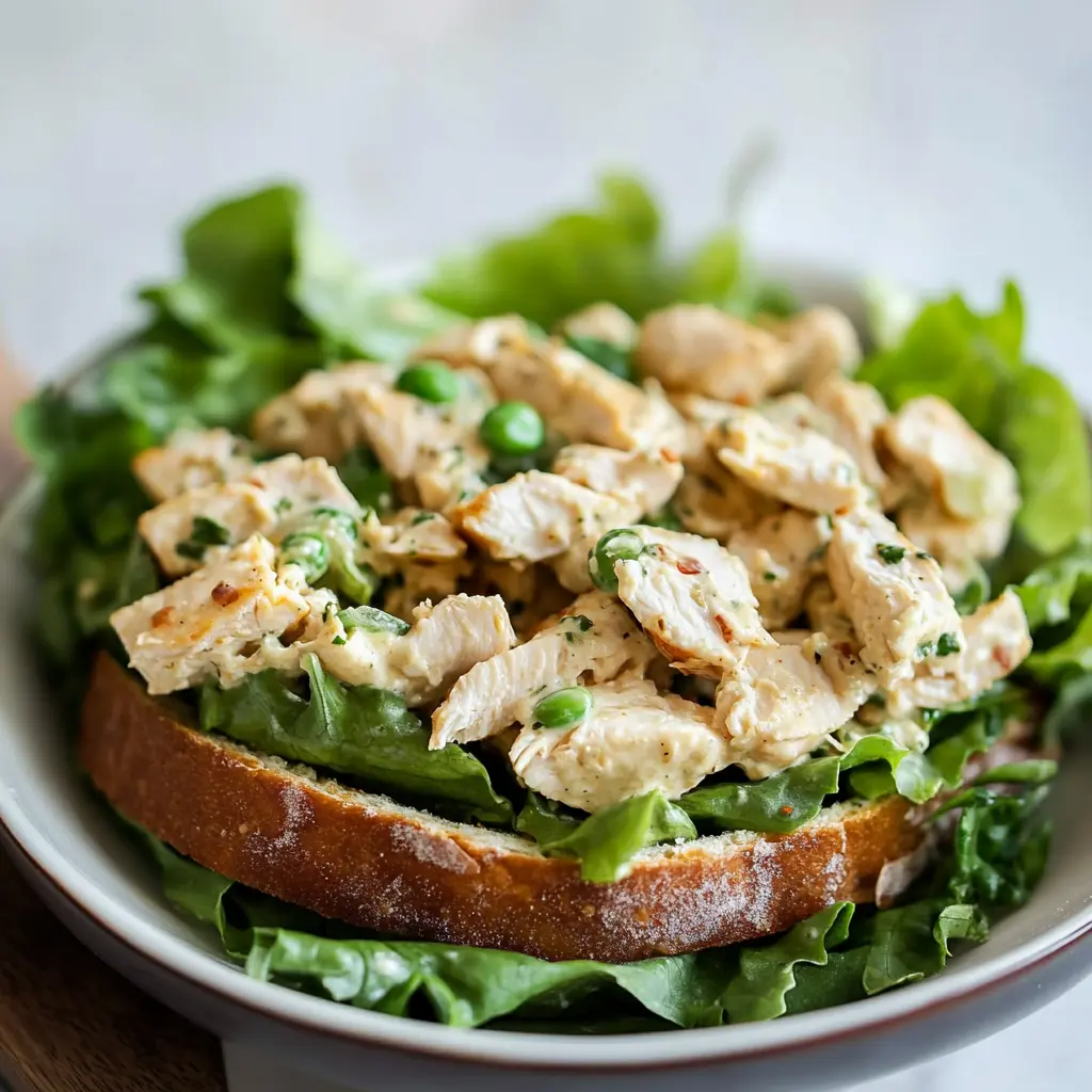 Copycat Chick fil a Chicken Salad Recipe Easy Best 6 Copycat Chick fil a Chicken Salad on a plate, clean and appetizing presentation