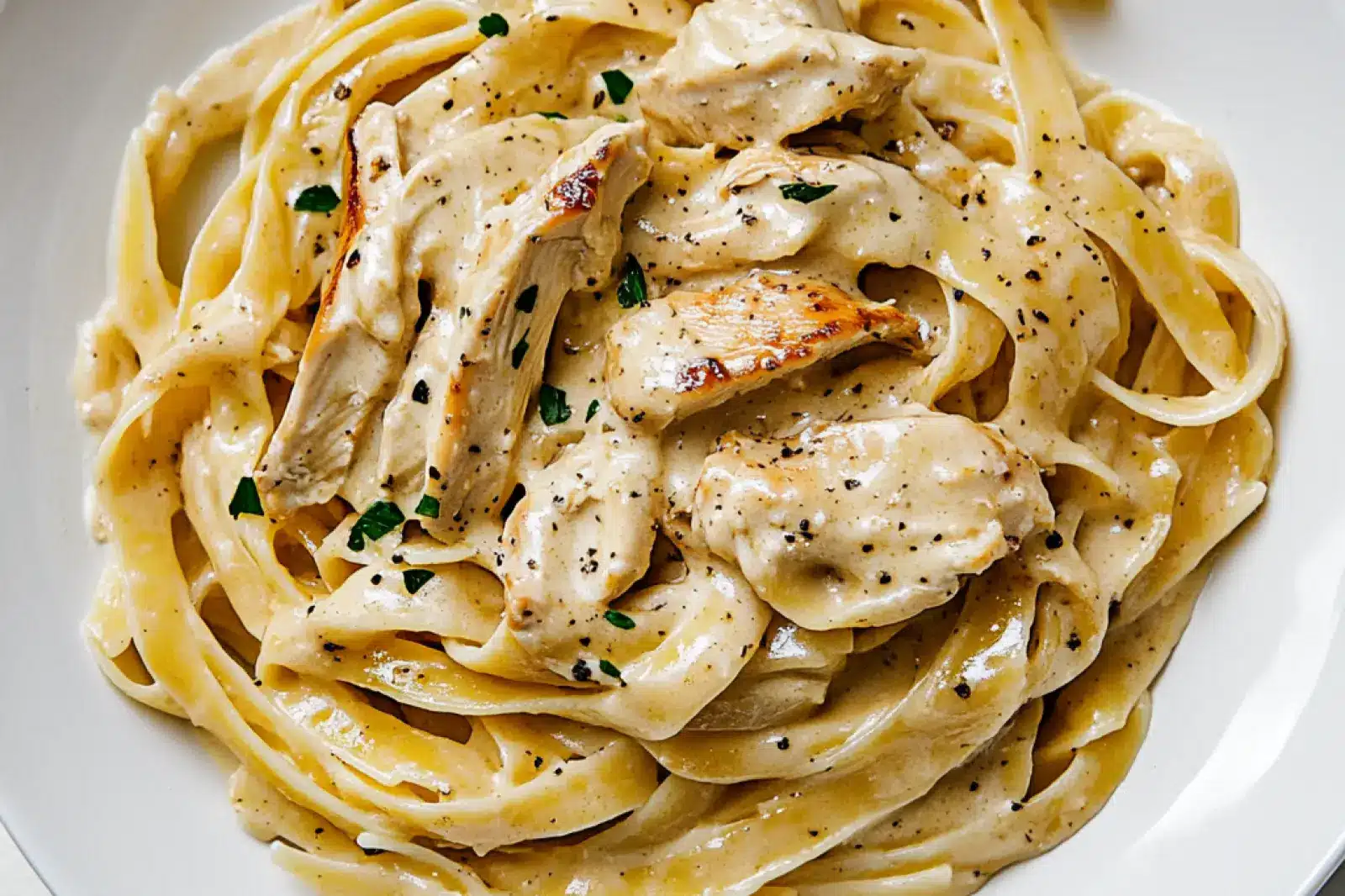 Creamy Chicken Pasta Easy Weeknight Dinner Recipe