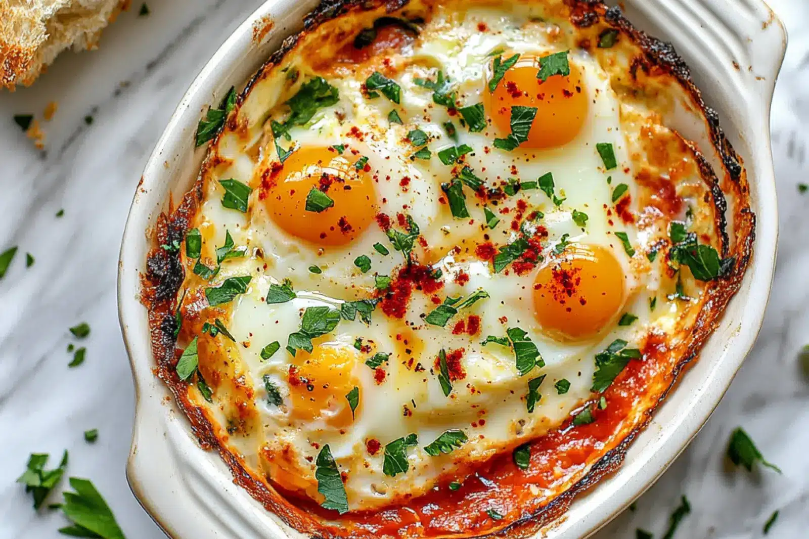 Easy Baked Feta Eggs Recipe for the Best Cozy Breakfast