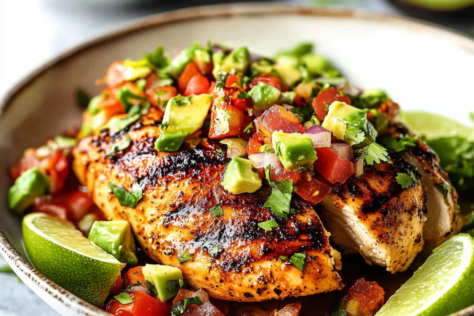 Fiesta Lime Chicken Recipe with Avocado Easy Fresh