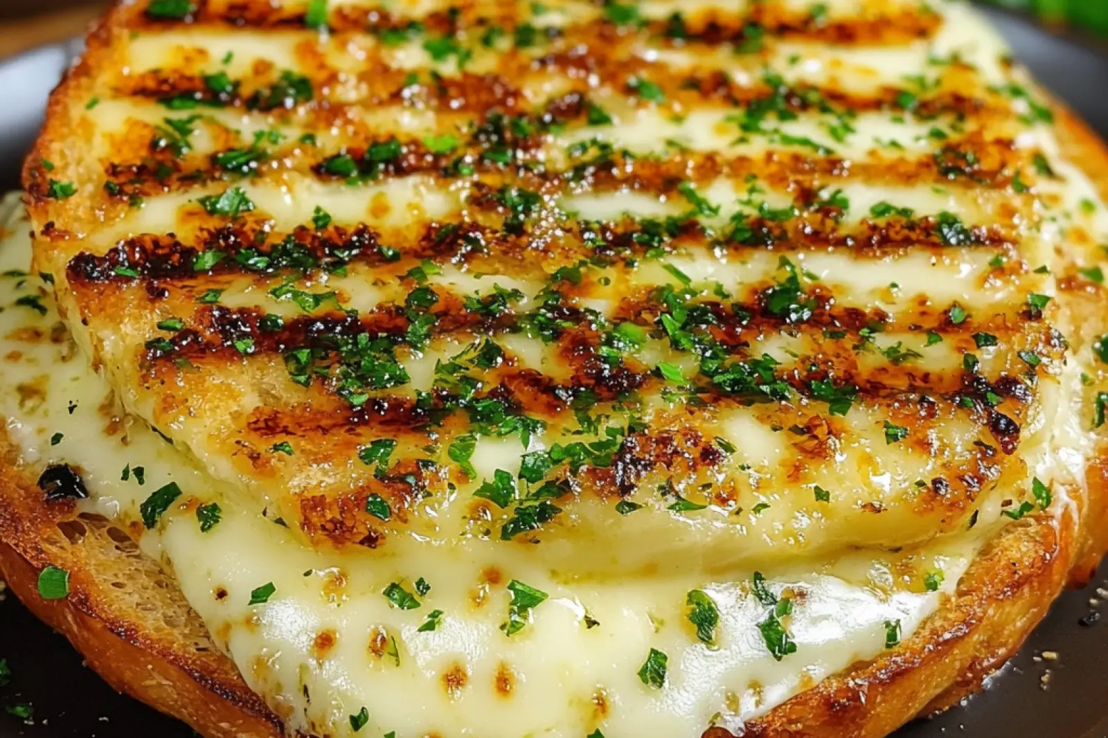 Garlic Bread Grilled Cheese Recipe Easy Weeknight Dinner