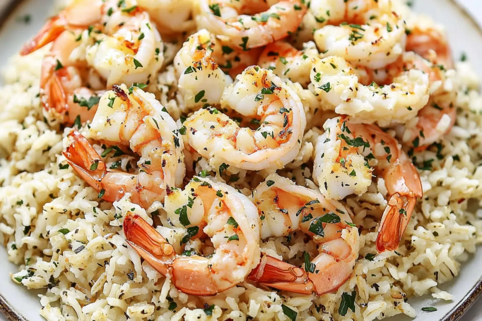 Garlic Butter Shrimp and Rice Easy Weeknight Dinner