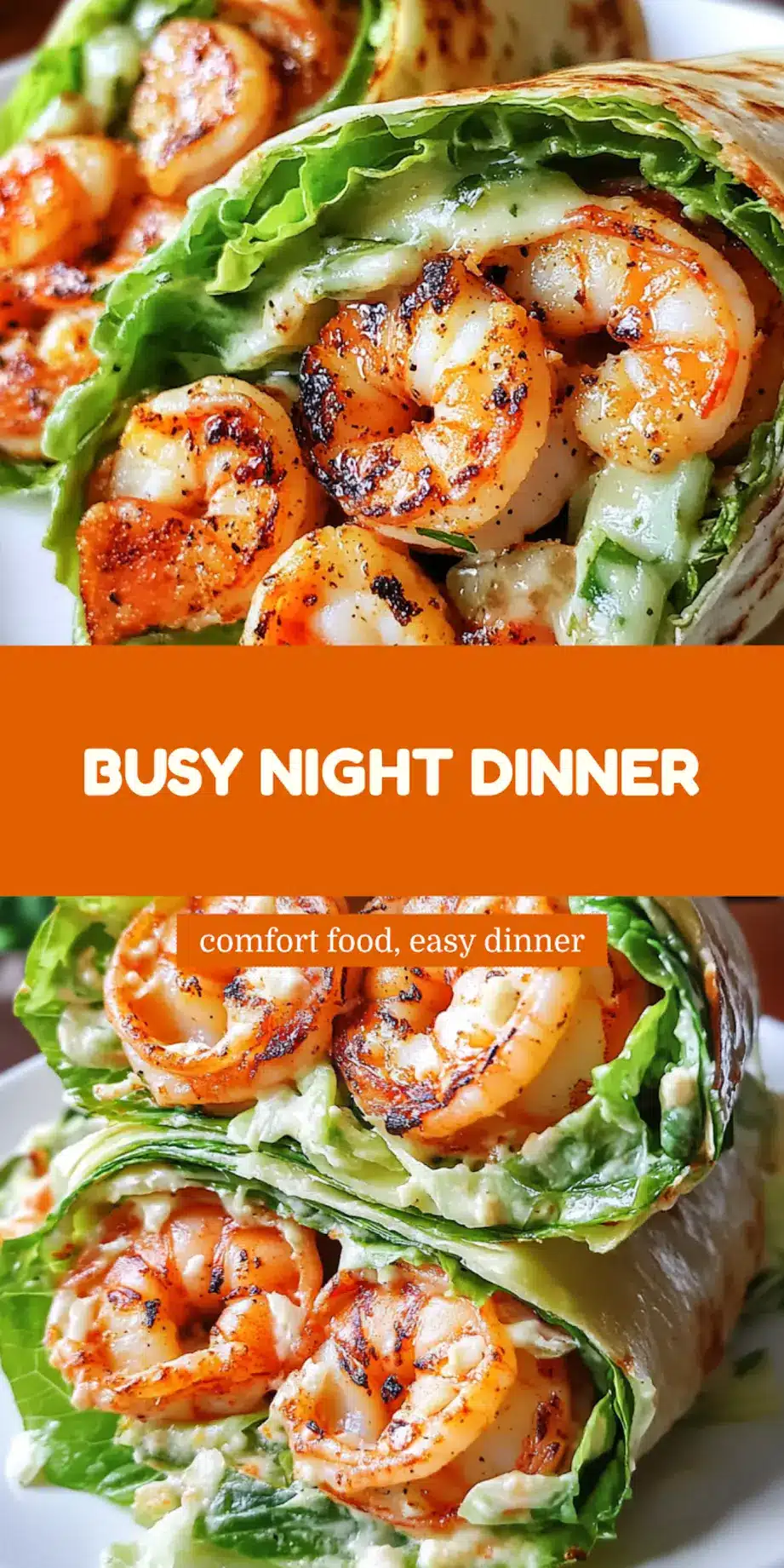 Grilled Shrimp Caesar Wraps Easy Weeknight Dinner 7 GRILLED SHRIMP CAESAR WRAPS centered hero view, clean and uncluttered