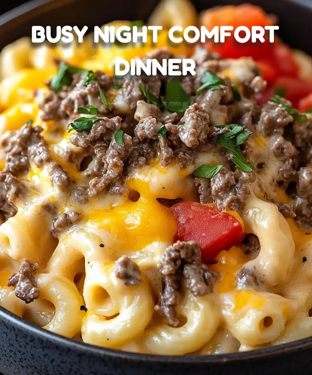 High-Protein Creamy Philly Cheesesteak Mac Easy Weeknight Meal 7 High Protein Creamy Philly Cheesesteak Mac centered hero view, clean and uncluttered