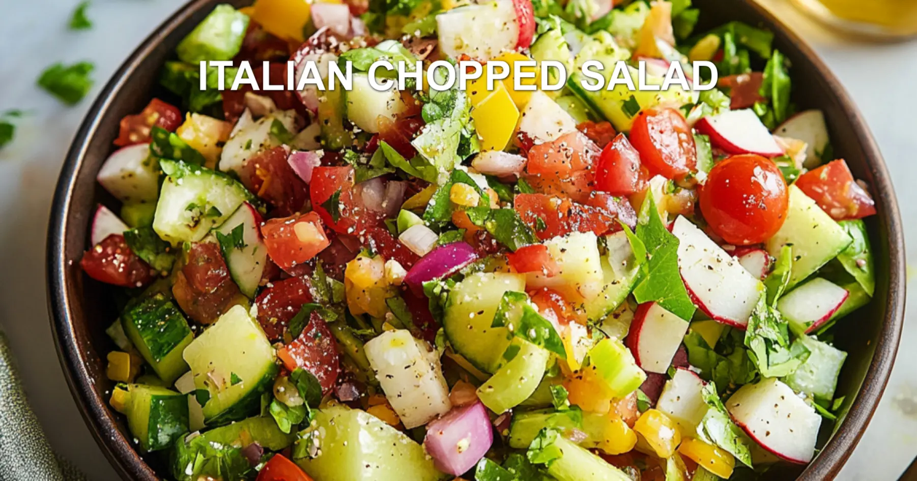 Italian Chopped Salad Recipe – Easy Fresh and Delicious