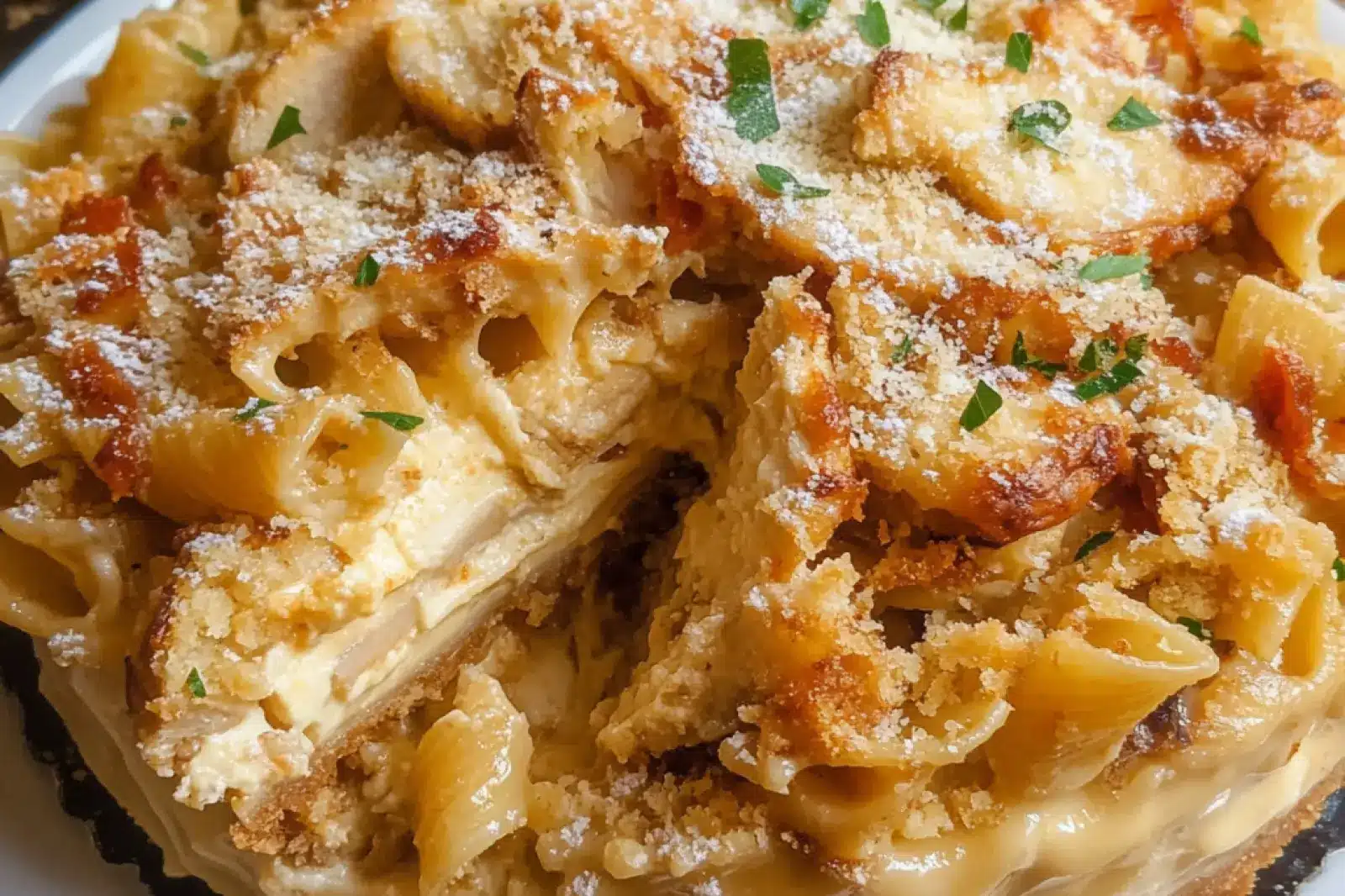 Easy Louisiana Chicken Pasta Cheesecake Recipe