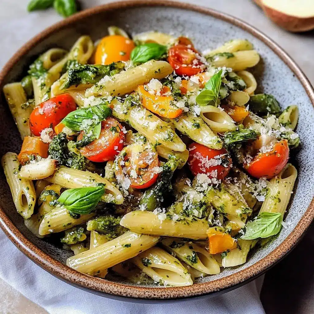 Pasta Primavera Recipe Easy Fresh and Delicious 6 PASTA PRIMAVERA centered hero view, clean and uncluttered