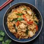 CHICKEN CHOW MEIN centered hero view, clean and uncluttered