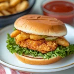 COPYCAT CHICK FIL A SANDWICH centered hero view, clean and uncluttered