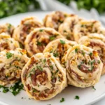 CRACKED OUT TURKEY PINWHEELS centered hero view, clean and uncluttered